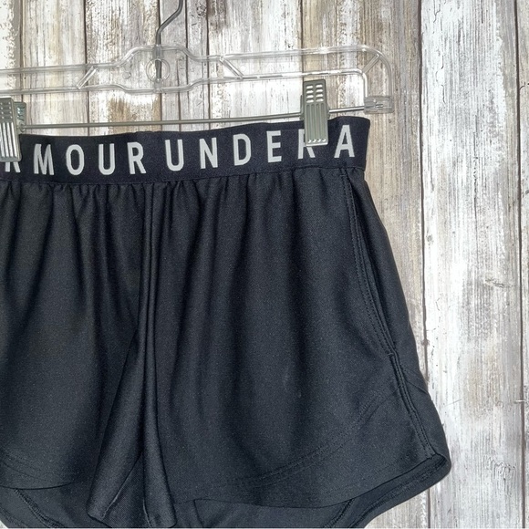 Under Armour Black Loose Banded Athletic Shorts XS - Picture 3 of 4